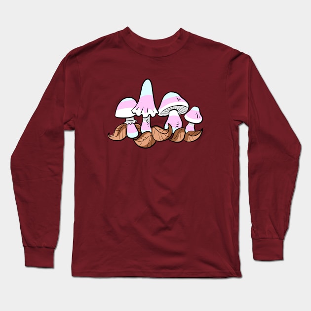 Trans Mushrooms Long Sleeve T-Shirt by sophielabelle
